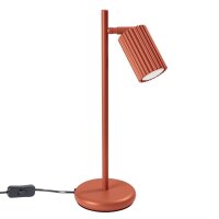 Lampe de lecture GU10 hauteur 43 cm aluminium en rouge...