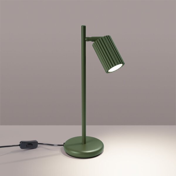 Lampe de bureau Moderne 43 cm de haut Vert GU10 orientable BERTA