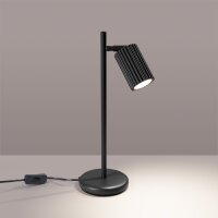 Lampe de bureau Noir H : 43 cm orientable Aluminium GU10