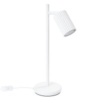 Lampe de bureau Blanc M&eacute;tal H : 43 cm orientable GU10