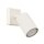 Spot mural GU10 L : 8 cm petit en aluminium crème