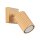 Applique GU10 L : 8 cm petite orientable en aluminium doré