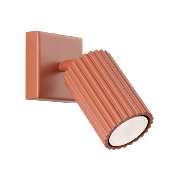 Spot mural GU10 L : 8 cm petit rouge orientable Moderne Aluminium