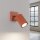 Spot mural GU10 L : 8 cm petit rouge orientable Moderne Aluminium