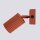 Applique murale petite L : 8 cm rouge orientable en aluminium GU10