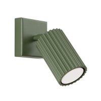 Applique murale petite L : 8 cm Vert orientable Aluminium...