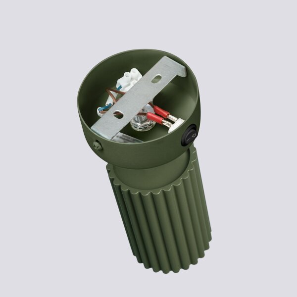Spot mural Moderne GU10 L : 8 cm petit orientable Vert Aluminium