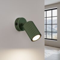 Spot mural Moderne GU10 L : 8 cm petit orientable Vert...