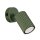 Spot mural Moderne GU10 L : 8 cm petit orientable Vert Aluminium