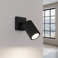 Applique murale noire GU10 Moderne L : 8 cm petite...