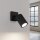 Applique murale noire GU10 Moderne L : 8 cm petite orientable