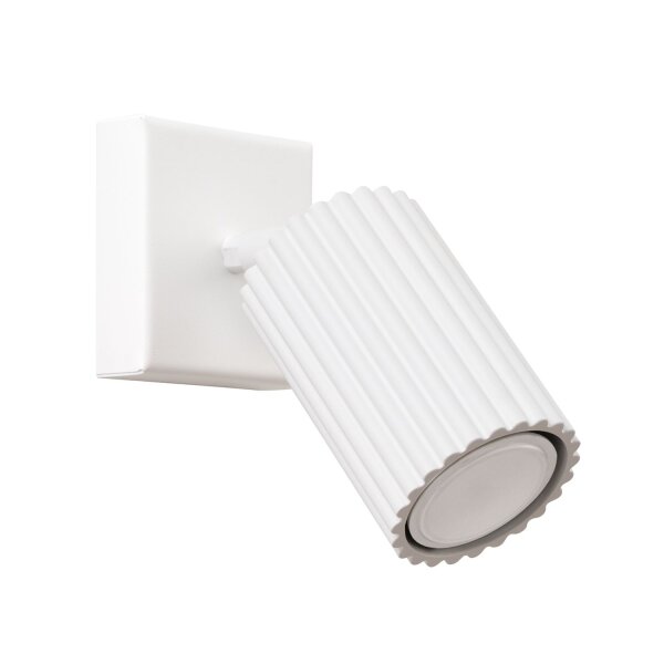 Spot mural blanc L : 8 cm petit orientable Moderne GU10