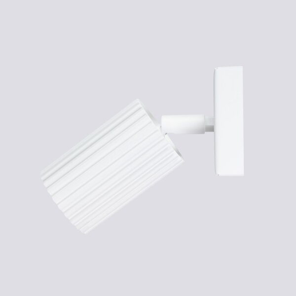 Spot mural blanc L : 8 cm petit orientable Moderne GU10