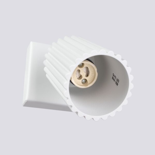 Spot mural blanc L : 8 cm petit orientable Moderne GU10