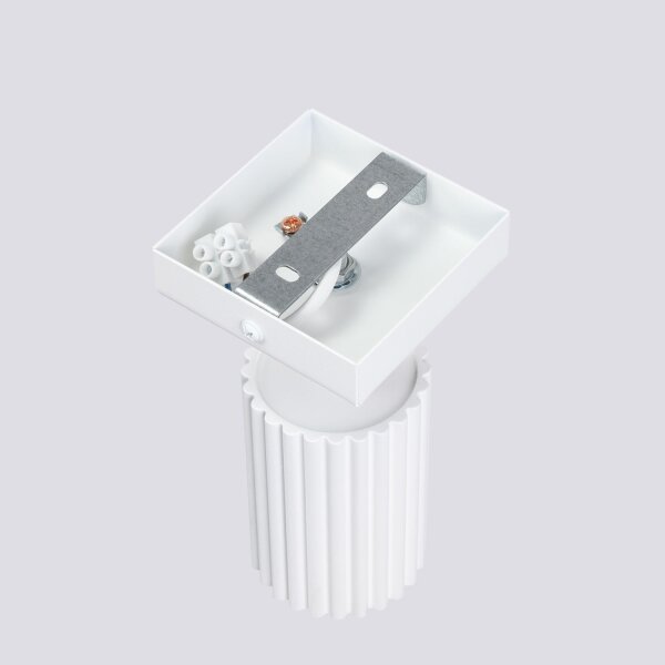 Spot mural blanc L : 8 cm petit orientable Moderne GU10