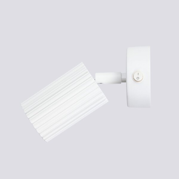 Spot Lampe blanche GU10 L : 8 cm petit aluminium orientable