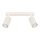 Lampe de plafonnier à 2 flammes 30 cm de long petit GU10 en crème Moderne