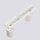 Lampe de plafonnier à 2 flammes 30 cm de long petit GU10 en crème Moderne