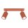 Plafonnier orientable L : 30 cm petit 2-flamme GU10 rouge