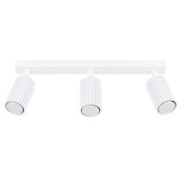 Projecteur de plafond 3 flammes blanc GU10 L : 45 cm...