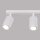 Projecteur de plafond 3 flammes blanc GU10 L : 45 cm petit aluminium