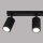 Projecteur de plafond noir 3 flammes L : 45 cm orientable GU10