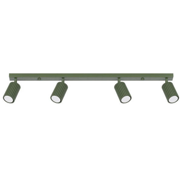 Spot de plafond Moderne GU10 4-flamme 81 cm de long en vert