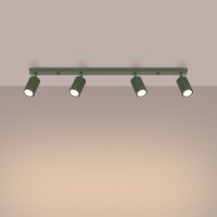 Spot de plafond Moderne GU10 4-flamme 81 cm de long en vert