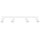 Projecteur de plafond blanc 4-flamme GU10 81 cm long orientable