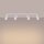 Projecteur de plafond blanc 4-flamme GU10 81 cm long orientable