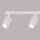 Projecteur de plafond blanc 4-flamme GU10 81 cm long orientable