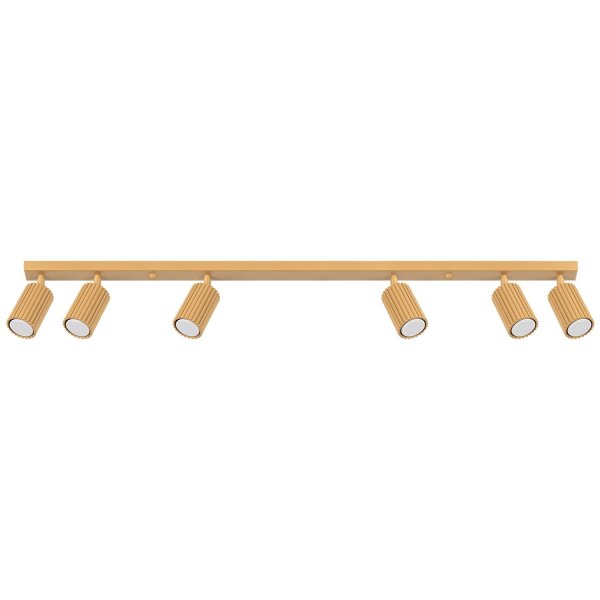 Lampe de plafonnier grande 117 cm de long 4-flamme GU10 en or Moderne
