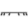 Spot de plafond noir 117 cm long flamme GU10 orientable