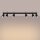 Spot de plafond noir 117 cm long flamme GU10 orientable
