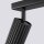Spot de plafond noir 117 cm long flamme GU10 orientable