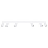 Lampe de plafonnier Moderne Blanc 117 cm orientable 6x...