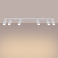 Lampe de plafonnier Moderne Blanc 117 cm orientable 6x...