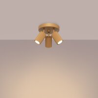 Projecteur de plafond 3 flammes GU10 Ø 19,5 cm...