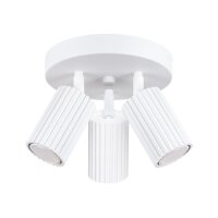 Projecteur de plafond 3 flammes GU10 rond &Oslash; 19,5...