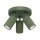 Spot de plafond Moderne rond Ø 19,5 cm petit vert 3x GU10
