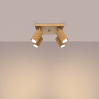 Plafonnier Moderne 4-flamme GU10 L : 25 cm petit orientable