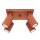 Projecteur de plafond GU10 4 flammes L : 25 cm petit carré rouge