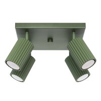 Lampe de plafonnier Vert L : 25 cm petit orientable 4x...