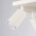 Projecteur de plafond 4 flammes GU10 L : 25 cm petit crème BERTA