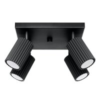 Lampe de plafonnier noir L : 25 cm petit orientable...