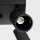 Lampe de plafonnier noir L : 25 cm petit orientable 4-flamme GU10