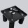 Lampe de plafonnier noir L : 25 cm petit orientable 4-flamme GU10