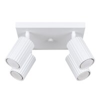 Projecteur de plafond 4 flammes GU10 L : 25 cm petit...