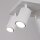 Projecteur de plafond 4 flammes GU10 L : 25 cm petit blanc Moderne