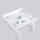 Projecteur de plafond 4 flammes GU10 L : 25 cm petit blanc Moderne